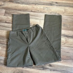 Lauren Ralph Lauren Lined 100% Wool Ladies Dress Pants Size 4